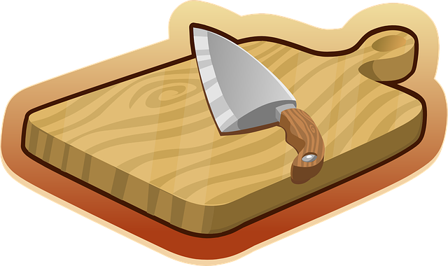 prkénko a nůž